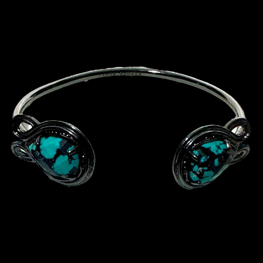 Kendra Scott Andy Gunmetal Bracelet in Variegated Turquoise